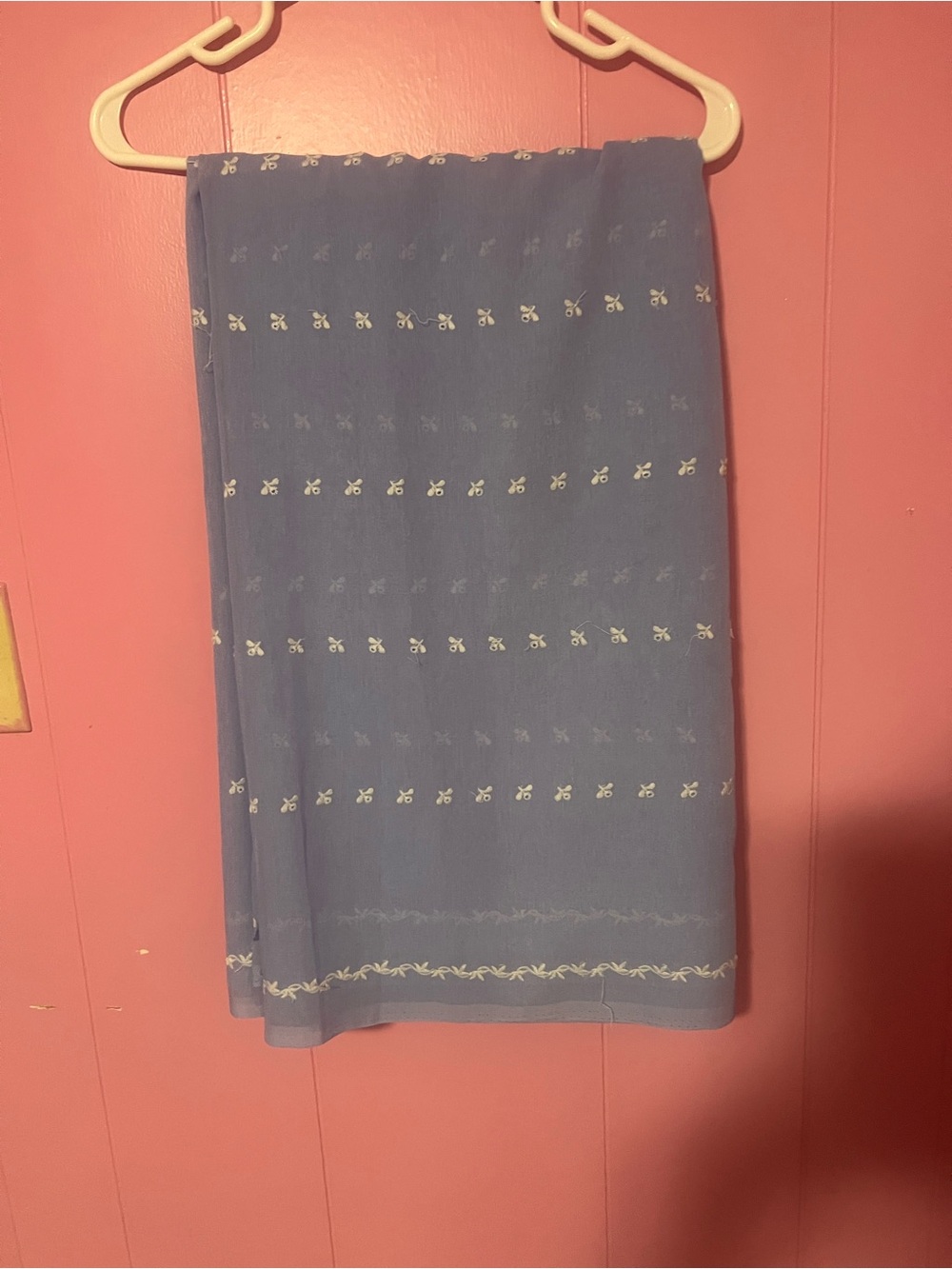 Light Blue/Purple Embroidered Women’s Skirt